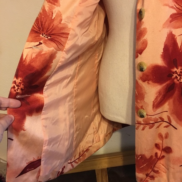 Newport News floral soft lined jacket 16 - Picture 5 of 7